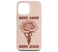 Jésus Amour Foi Rose épine Symbole Religieux chrétien Coque pour iPhone 13 Pro Max