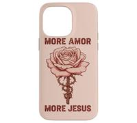 Jésus Amour Foi Rose épine Symbole Religieux chrétien Coque pour iPhone 14 Pro Max