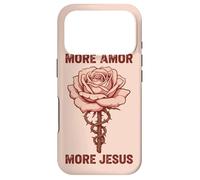 Jésus Amour Foi Rose épine Symbole Religieux chrétien Coque pour iPhone 17 Pro