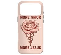 Jésus Amour Foi Rose épine Symbole Religieux chrétien Coque pour iPhone 17 Pro Max