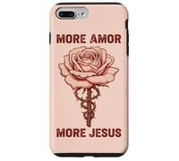 Jésus Amour Foi Rose épine Symbole Religieux chrétien Coque pour iPhone 7 Plus/8 Plus