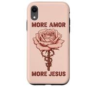 Jésus Amour Foi Rose épine Symbole Religieux chrétien Coque pour iPhone XR