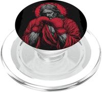 Jésus Amusant avec Gants de Boxe pour Les Amoureux de Dieu et Les croyants PopSockets PopGrip pour MagSafe