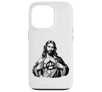 Jesus Anarchy Punk Rock, Signe de l'anarchie Jésus-Christ, T-Shirt Dieu Coque pour iPhone 13 Pro