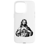 Jesus Anarchy Punk Rock, Signe de l'anarchie Jésus-Christ, T-Shirt Dieu Coque pour iPhone 15 Pro Max