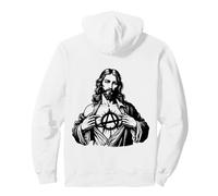 Jesus Anarchy Punk Rock, Signe de l'anarchie Jésus-Christ, T-Shirt Dieu Sweat à Capuche