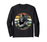 Jesus and Bigfoot - Faith and Friendship Tee Manche Longue