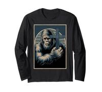 Jesus and Bigfoot - Faith and Friendship Tee Manche Longue