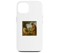 Jesus and Nathanael Under Fig Tree John 1:48 Scène biblique Coque pour iPhone 13