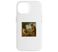 Jesus and Nathanael Under Fig Tree John 1:48 Scène biblique Coque pour iPhone 14