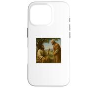 Jesus and Nathanael Under Fig Tree John 1:48 Scène biblique Coque pour iPhone 16 Pro