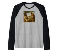 Jesus and Nathanael Under Fig Tree John 1:48 Scène biblique Manche Raglan