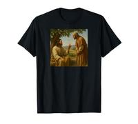 Jesus and Nathanael Under Fig Tree John 1:48 Scène biblique T-Shirt