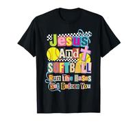 Jesus and Softball Run The Bases Set Before You T-Shirt