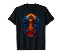 Jesus Angel Sacré Coeur Biker Tattoo Christian T-Shirt