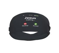 Jésus Appelle Le Christianisme Unisexe Headband Doux Bandeau Cheveux Élastique Bandeaux pour Fitness Yoga Randonnée Jogging