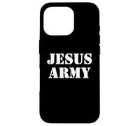 Jesus Army - Vêtements basés sur la Foi chrétienne Coque pour iPhone 16 Pro