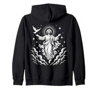Jésus Ascension au Ciel Catholique Sweat à Capuche