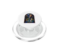 Jésus atteint Pierre sur l'eau Mosaïque Gothique Art sacré PopSockets PopGrip pour MagSafe