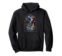Jésus atteint Pierre sur l'eau Mosaïque Gothique Art sacré Sweat à Capuche