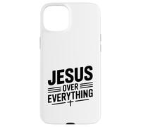 Jésus au-Dessus de Tout, la Foi est Une Source d'inspiration Coque pour iPhone 15 Plus