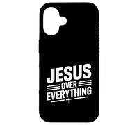 Jésus au-Dessus de Tout, la Foi est Une Source d'inspiration Coque pour iPhone 16