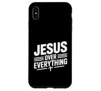 Jésus au-Dessus de Tout, la Foi est Une Source d'inspiration Coque pour iPhone XS Max