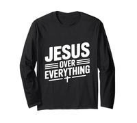 Jésus au-Dessus de Tout, la Foi est Une Source d'inspiration Manche Longue