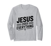 Jésus au-Dessus de Tout, la Foi est Une Source d'inspiration Manche Longue