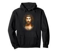 Jésus avec Couronne d'épines Dieu chrétien Foi Bible Sweat à Capuche