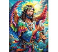 Jésus avec des Ailes d'ange 300 Pieces Casse-tête Débutant en Carton Anti-Déchirure Animal Plante Facile Apprentissage Loisir Créatif Décoration Murale Petit Prix Pas Cher 300 PCS