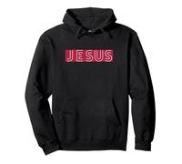 Jésus avec Rectangle Rouge coloré Jésus-Christ Sweat à Capuche