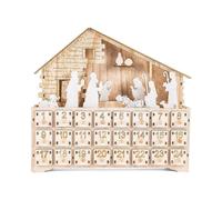 Jesus Birth Patterns Calendar Box Decoration Unique Personalized Calendar Ornament for Children