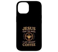 Jésus Café Chaos Chrétienne Maman Prière Caféine Grace Coque pour iPhone 14