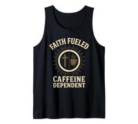 Jésus Café Chaos Chrétienne Maman Prière Caféine Grace Débardeur