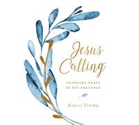 Jesus Calling, Large Text Cloth Botanical, with Full Scriptures: Enjoying Peace in His Presence (A 365-Day Devotional) - The Perfect Mother’s Day Gift for Christian Moms