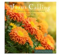 Jesus Calling: Profiter de la paix en sa présence - Calendrier mural inspirant 2025 de qualité supérieure