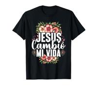 Jesus Cambio Mi Vida Culte religieux espagnol chrétien T-Shirt