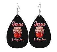 Jésus, C'Est Ma Passion Femme Boucle Doreille Longues Boucles D'Oreilles Pendantes Fantaisie Boucles D'Oreilles Pour Mariage Cadeau Quotidienne