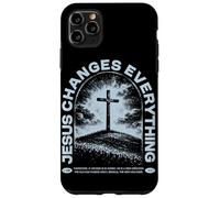 Jésus Change Tout la Foi chrétienne Croix culte Dieu Coque pour iPhone 11 Pro Max