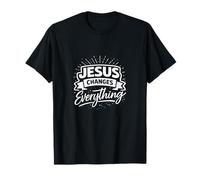 Jésus Change Tout la Foi chrétienne T-Shirt