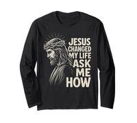 Jesus Changed My Life Ask Me How Christ Christian Faith Manche Longue