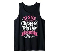 Jesus Changed My Life Ask Me How Débardeur