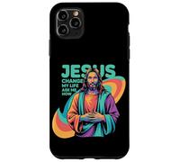 Jesus Changed My Life Ask Me How Devoted Christian Worship Coque pour iPhone 11 Pro Max