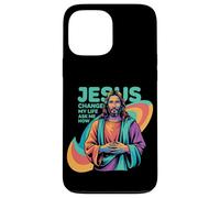 Jesus Changed My Life Ask Me How Devoted Christian Worship Coque pour iPhone 13 Pro Max