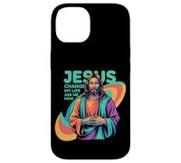 Jesus Changed My Life Ask Me How Devoted Christian Worship Coque pour iPhone 14