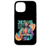 Jesus Changed My Life Ask Me How Devoted Christian Worship Coque pour iPhone 15