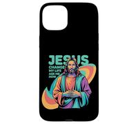 Jesus Changed My Life Ask Me How Devoted Christian Worship Coque pour iPhone 15 Plus