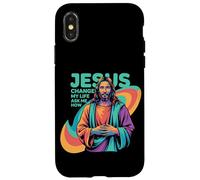 Jesus Changed My Life Ask Me How Devoted Christian Worship Coque pour iPhone X/XS