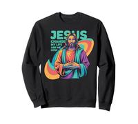 Jesus Changed My Life Ask Me How Devoted Christian Worship Sweatshirt
